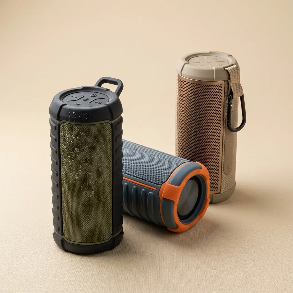 Rugged portable speakers