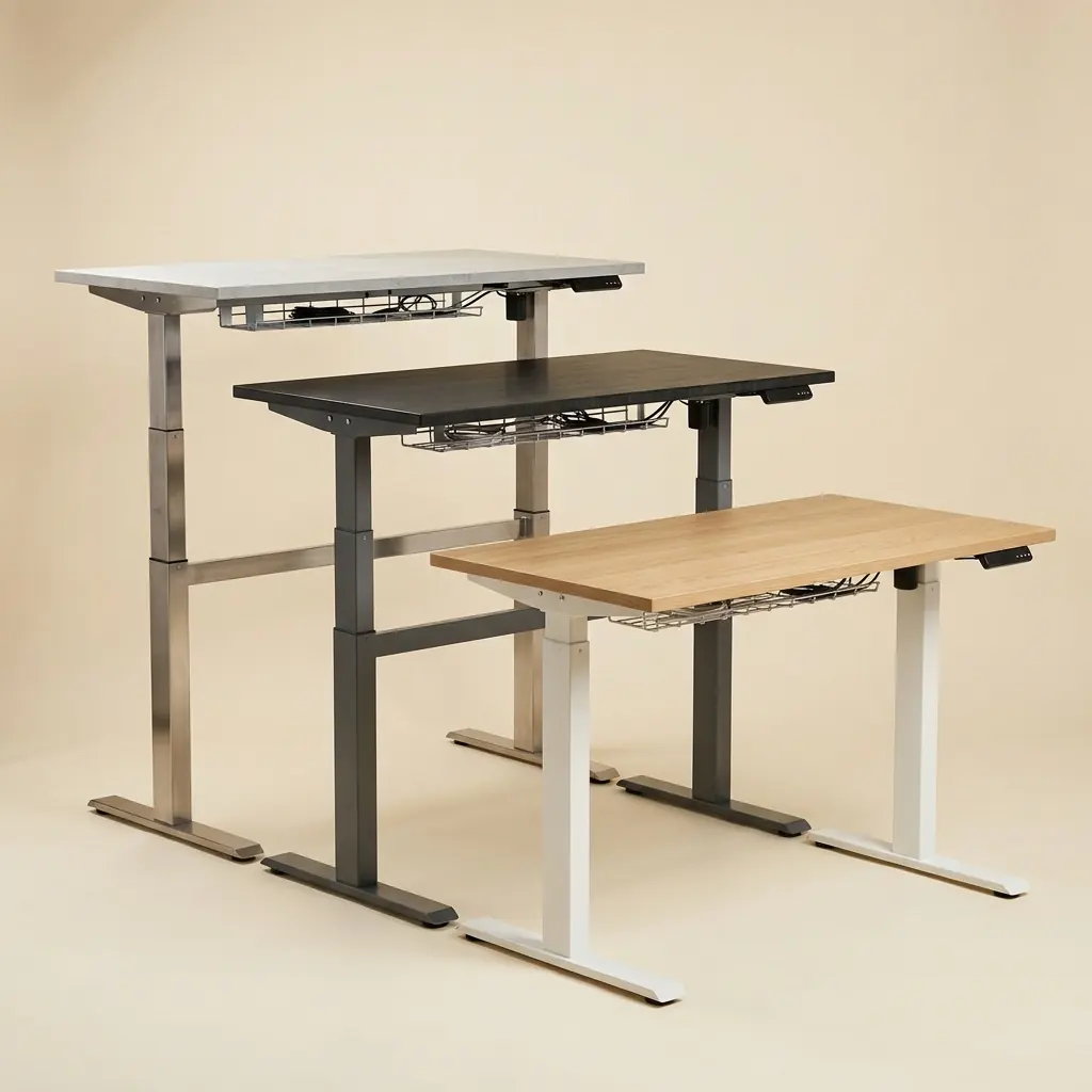 Height-adjustable desks